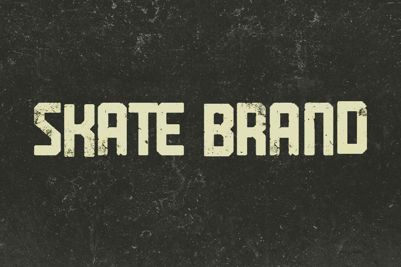 skate brand wrestling font