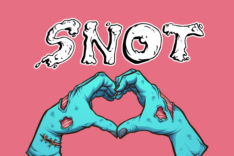 snot monster font