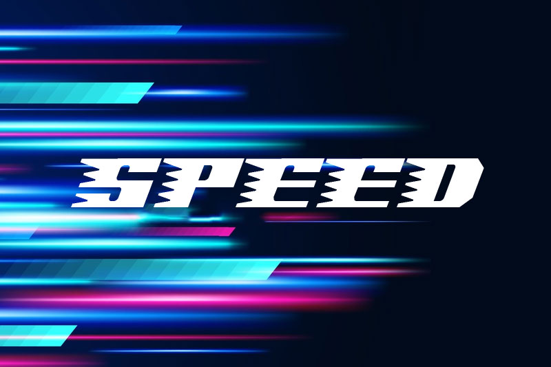 speed fast font