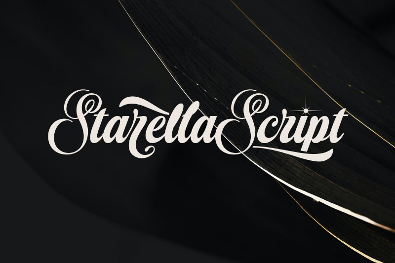 starella script royal font