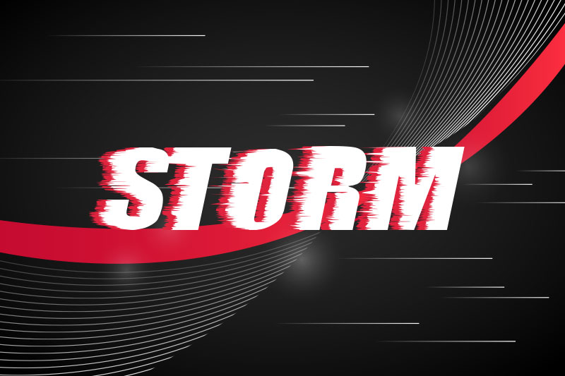 storm fast font