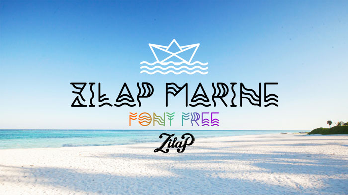 zilap marine fishing font