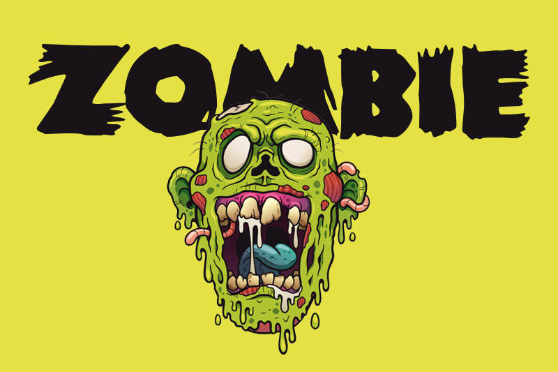 zombie monster font