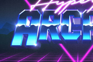 3D 80s Text and Logo Effect Vol.2
