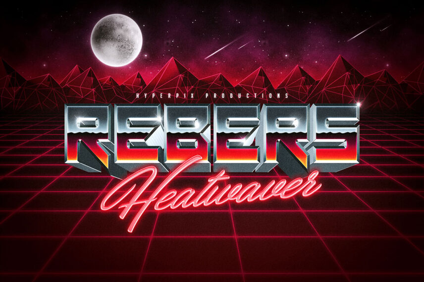 80s Metal Text and Logo Effect Vol.2