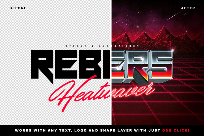 80s Metal Text and Logo Effect Vol.2