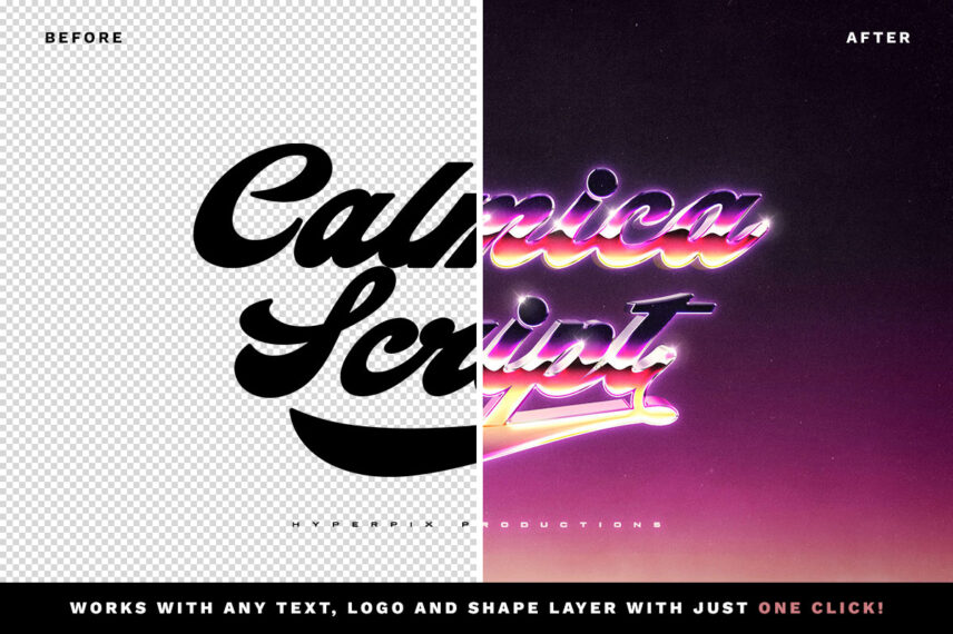 80s Retro Text and Logo Effect Vol.2