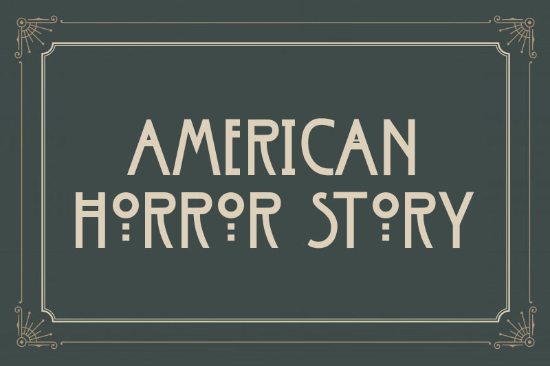 american horror story 1920 font