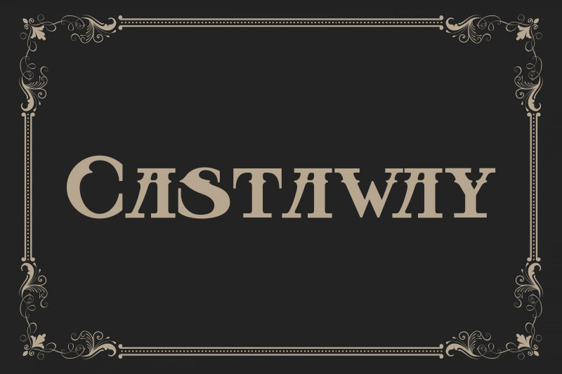 castaway 1920 font
