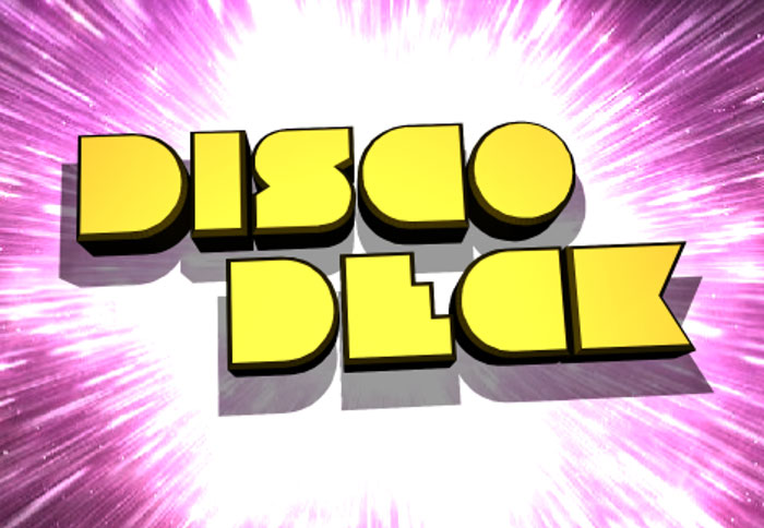 disco deck arcade font