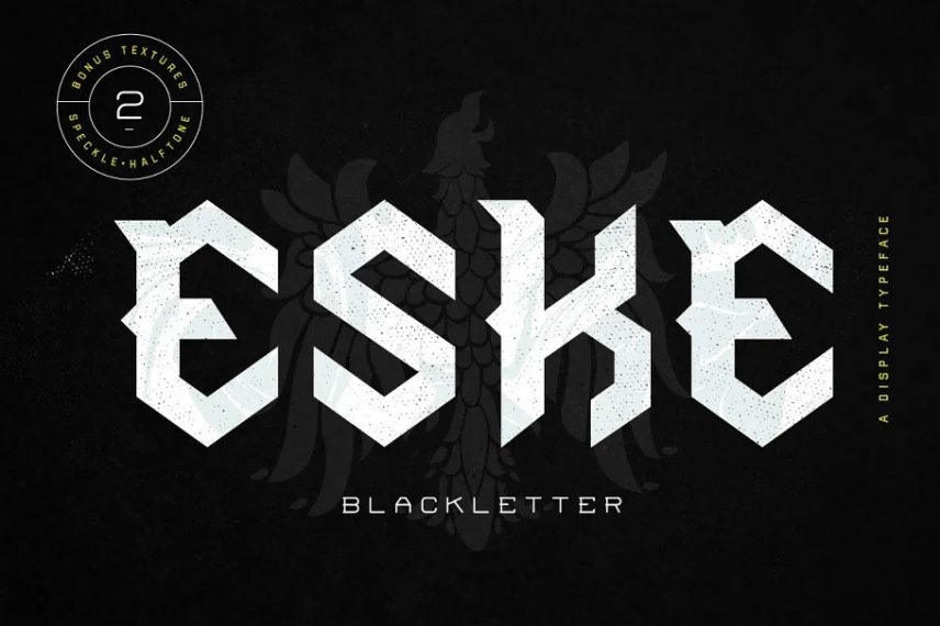 Eske Blackletter Metal Font