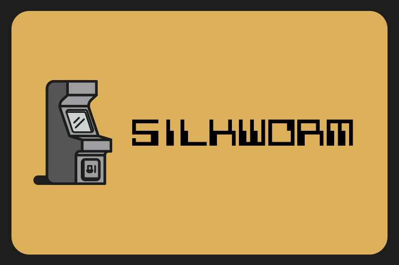 g7 silkworm arcade font