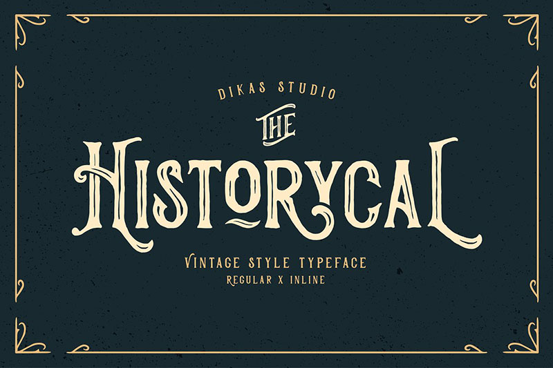 historycal font styles 1920 font