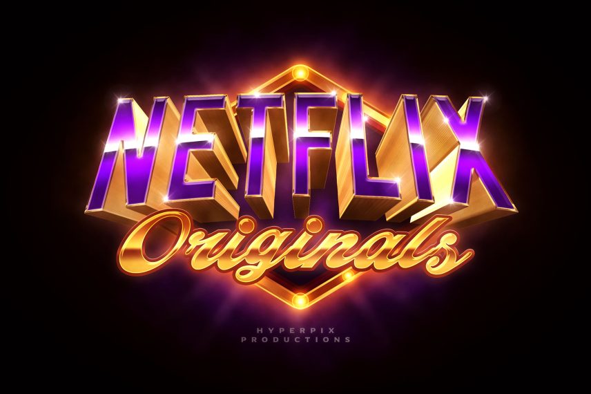 Jackpot Text and Logo Effect - Netflix Logo