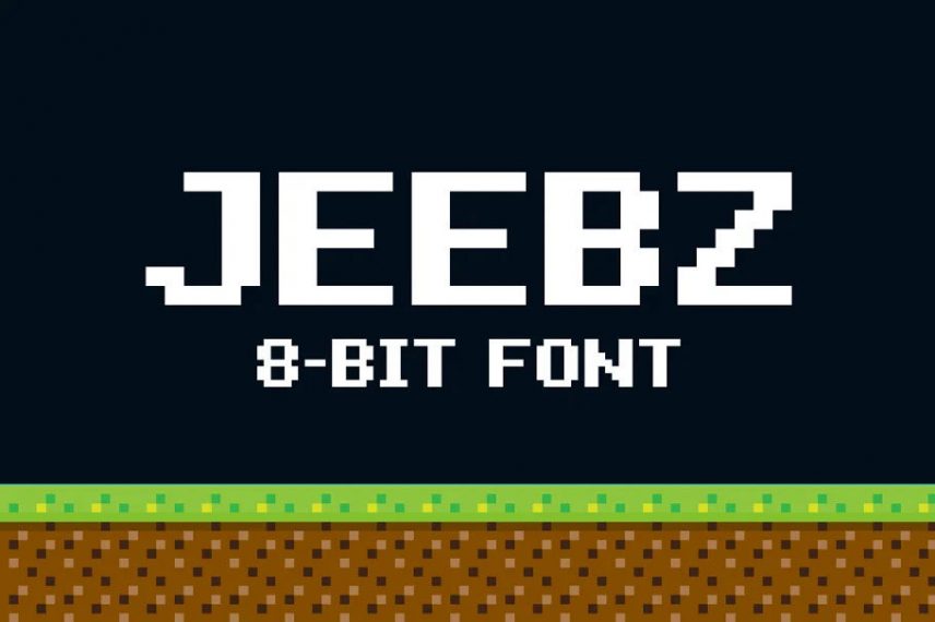 Jeebz 8 bit Font