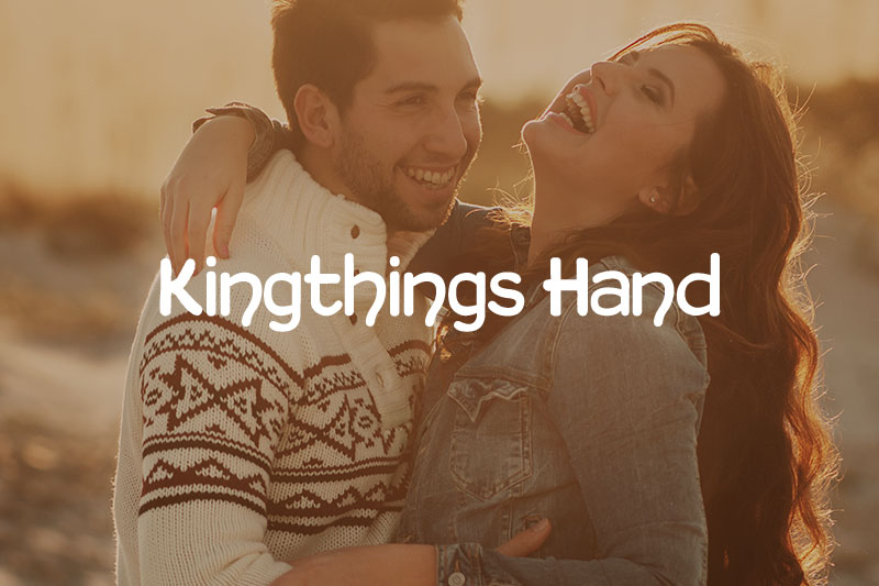 kingthings hand marker font