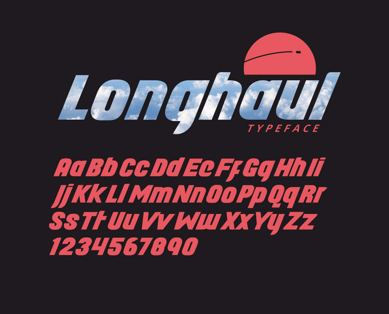 longhaul running font