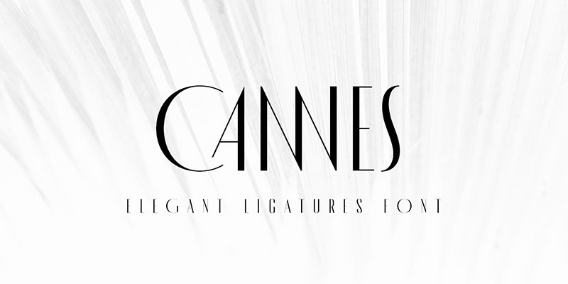 made cannes 1920 font