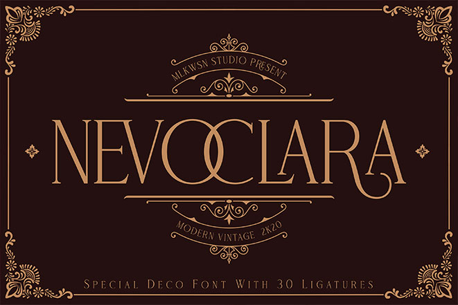 nevoclara 1920 font