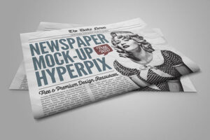 Perspective Newspaper Mockup Vol.1 PSD Template
