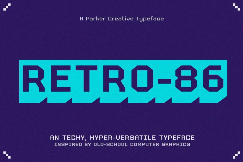 Retro 86 Cool Pixel Font