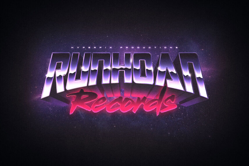 Retro Futuristic 3D Text and Logo Effect Vol.2