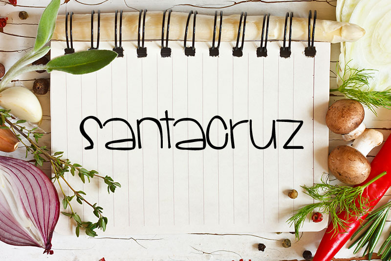 santacruz marker font