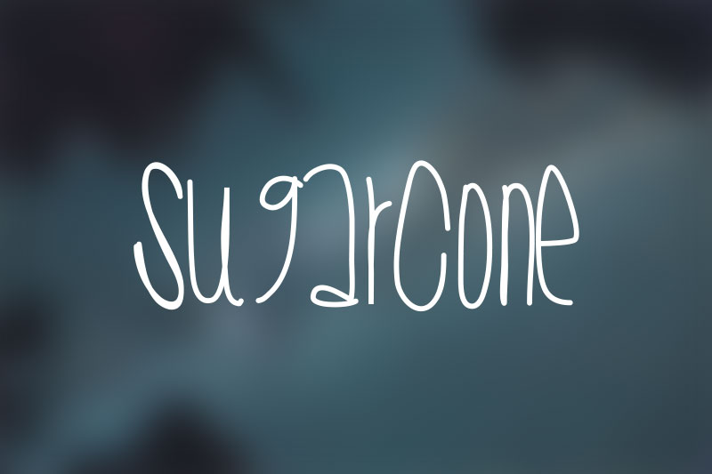 sugarcone marker font