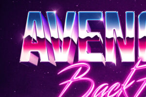 Synthwave Retro Text and Logo Effect Vol.2