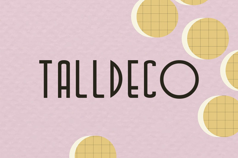 talldeco 1920 font