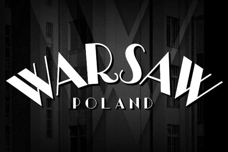 warszawa deco 1920 font