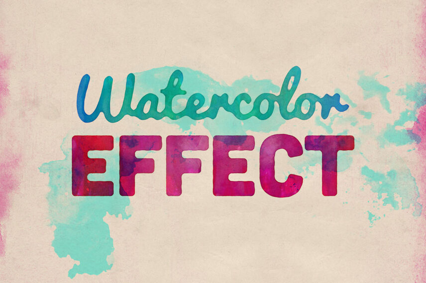 Watercolor Text and Logo Effects Vol.10