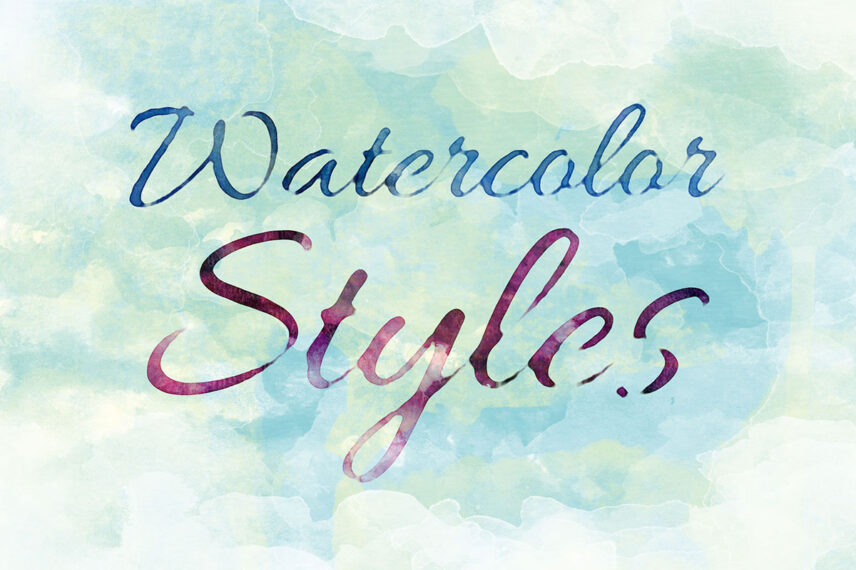 Watercolor Text and Logo Effects Vol.5