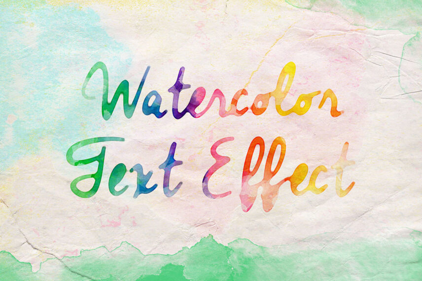 Watercolor Text and Logo Effects Vol.8