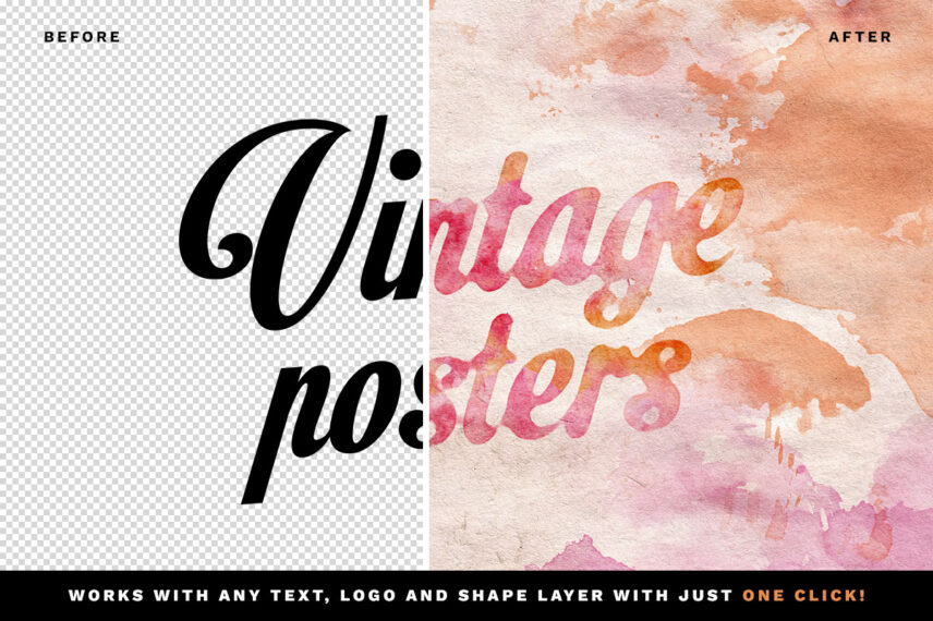 Watercolor Text and Logo Effects Vol.9