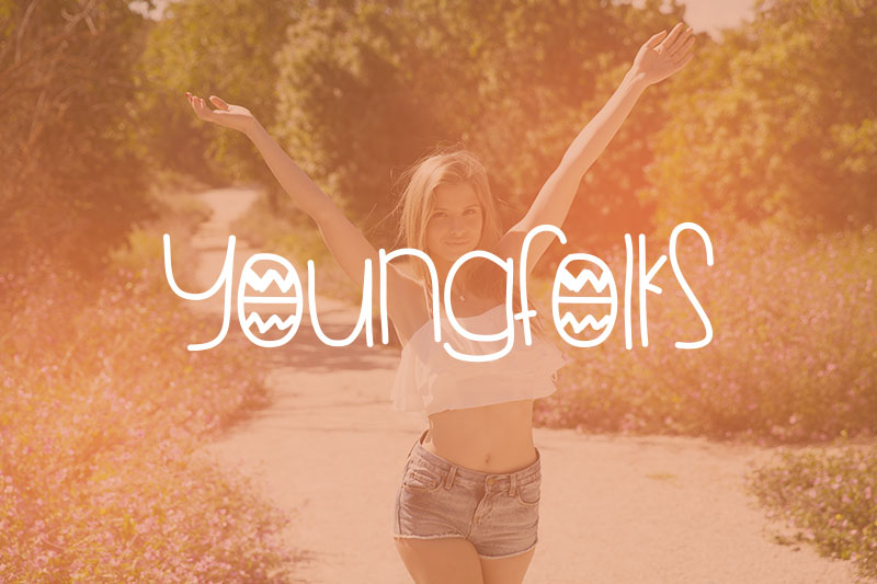 youngfolks marker font