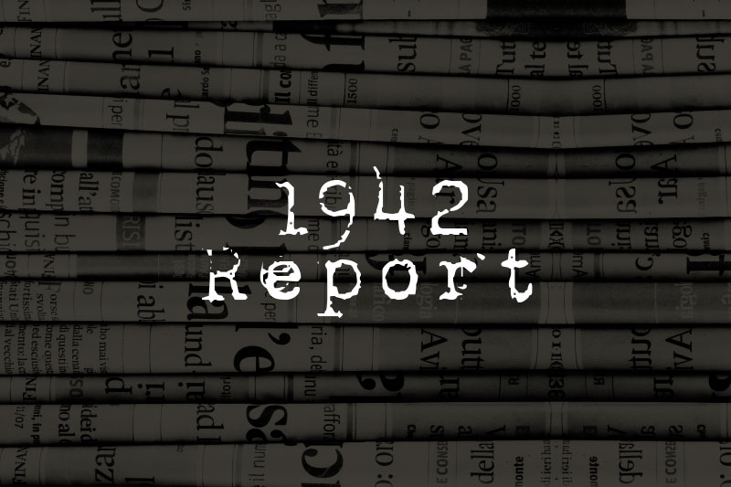 1942 report typewriter fonts
