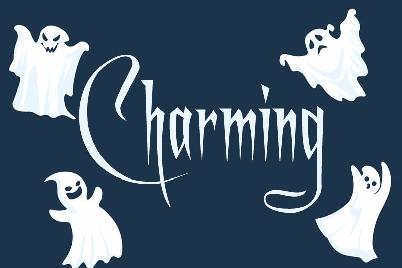 a charming witch font