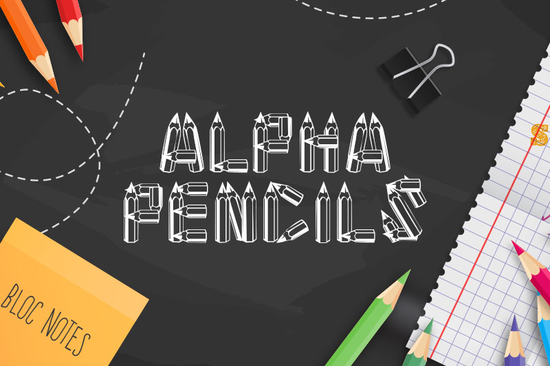 alphapencils teacher font