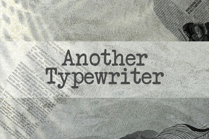 another typewriter fonts