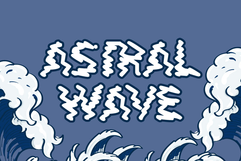 astral wave font