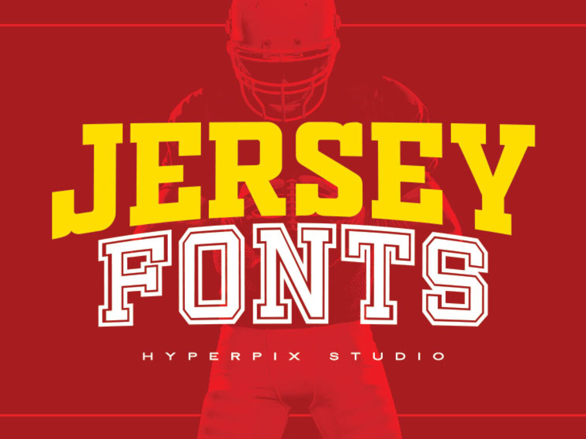 45+ Best Jersey Fonts (FREE / Premium) 2022