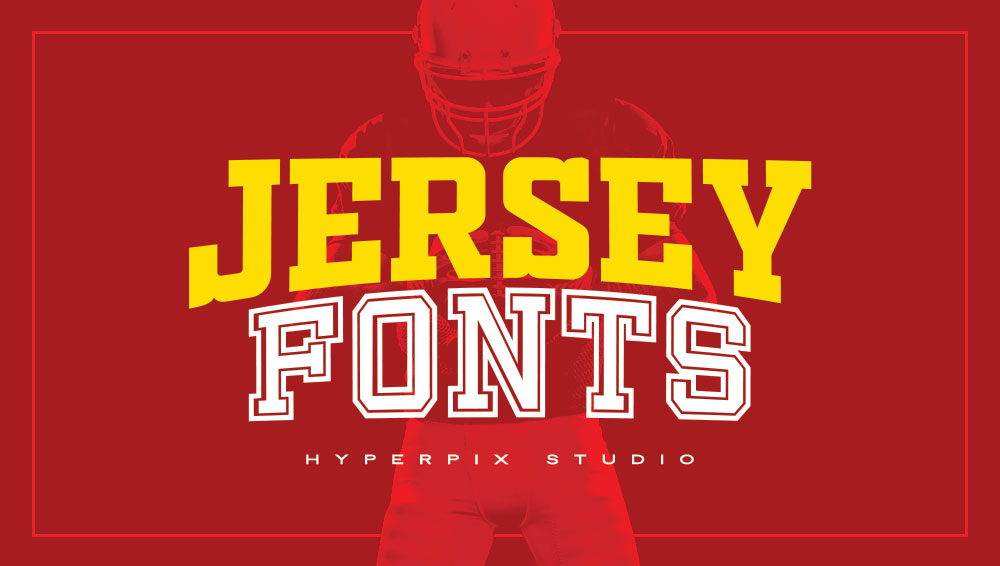 free jersey font