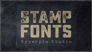 Best Free and Premium Stamp Fonts