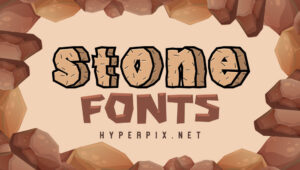 Best Free and Premium Stone Fonts