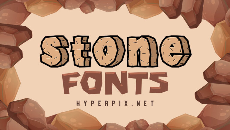 50 Best Free And Premium Stone Fonts 2020 Hyperpix