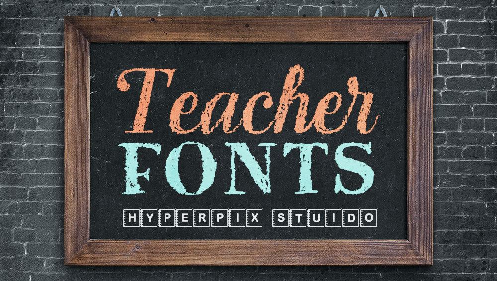 Free Print Fonts For Teachers