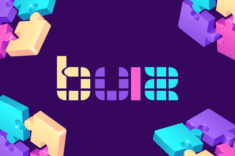 buis puzzle font