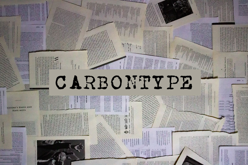 carbontype typewriter fonts