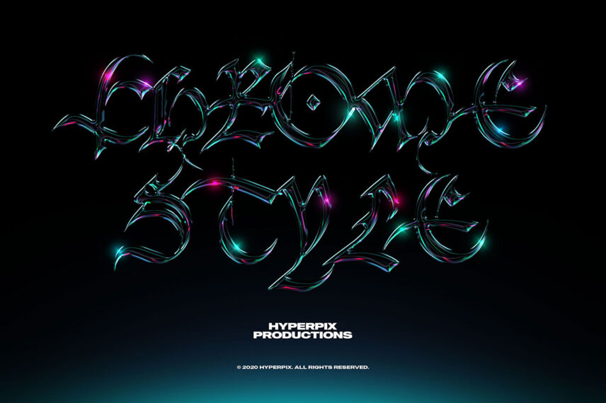 Chrome Text Effect Vol.2